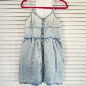 Chambray Mini Dress